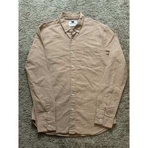 Men's Topman Long Sleeve Button Up Shirt - Medium